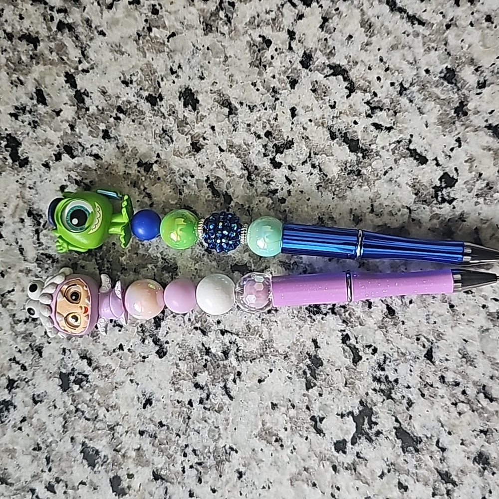 Monsters inc disney doorable beaded pens